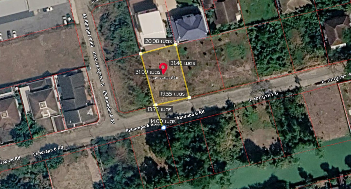 ขายที่ดินเมืองเอก ซอยเอกบูรพา 6 ต.หลักหก เมืองปทุมธานี 160 ตร.วา 5.2 ล้านบาท